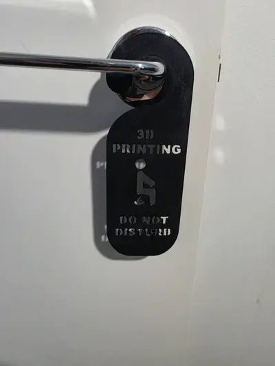 🖨️ The LayerShield: Do Not Disturb Sign