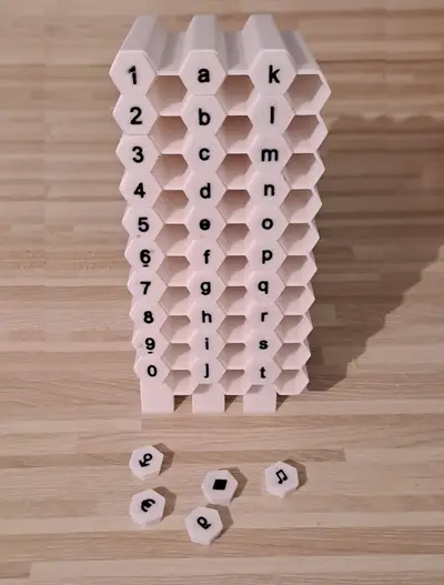 Marker holder for mystery coloring