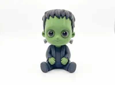 Chibi Halloween Baby Frankenstein's Monster