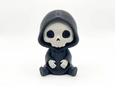 Chibi Halloween Grim Reaper