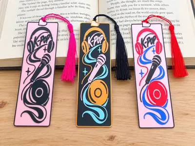 K-POP Rhythm Bookmark