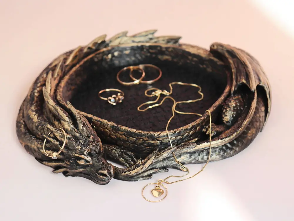Fantasy Dragon Tray / Jewelry Holder
