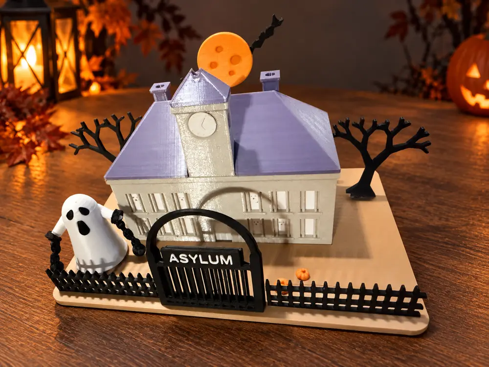 Haunted Asylum – Halloween 3D Printable Diorama / NO ACE PRO