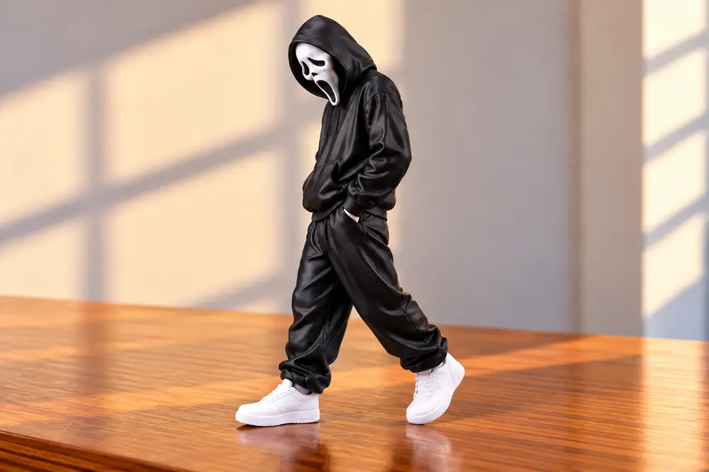 Halloween Ghostface Streetwear Walking Figure