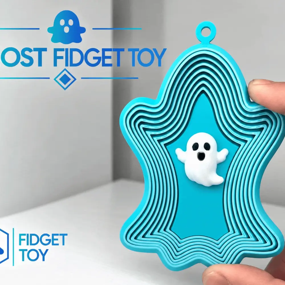 halloween ghost fidget-fidget toy keychain ornament