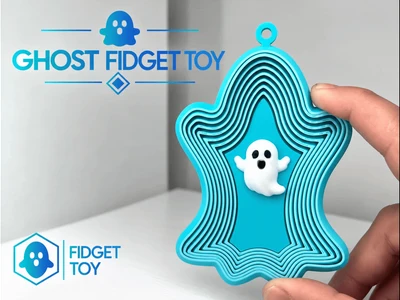 halloween ghost fidget-fidget toy keychain ornament