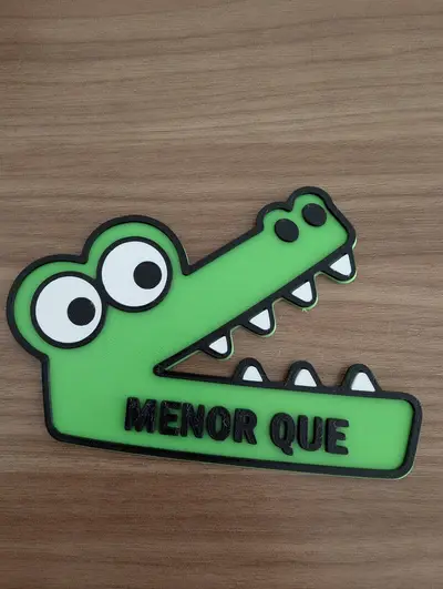 Educational Alligator Math Signs (Greater Than, Less Than, Equal To - Spanish Edition)