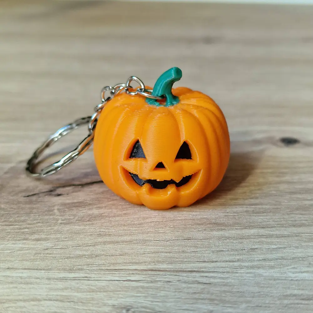 Pumpkin Keychain