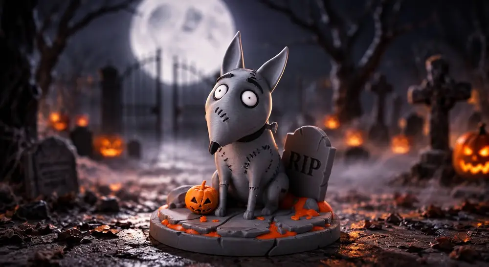 Frankenweenie – Spooky Dog Collectible Figurine