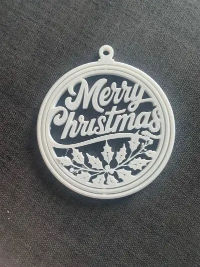 Merry christmas gyroball ornamnet – Holiday Decor