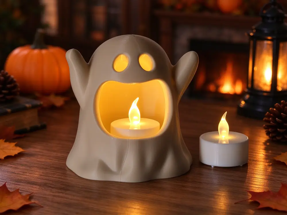 招手幽灵蜡烛灯