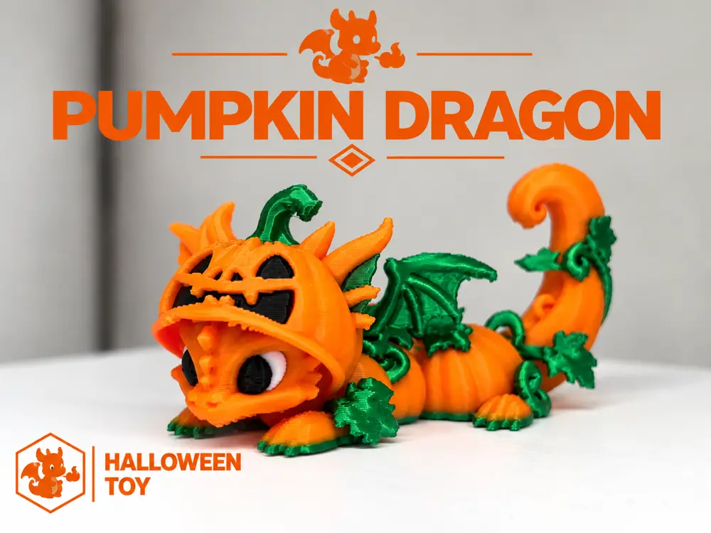 halloween pumpkin dragon-dragon display