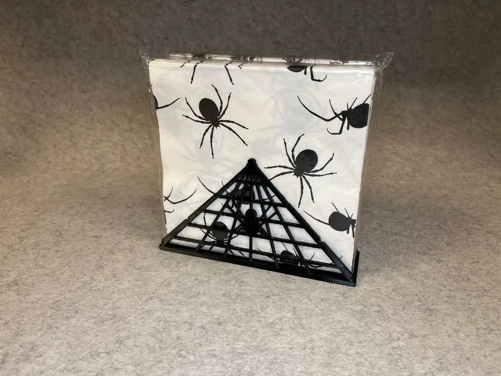 Halloween spider napkin stand