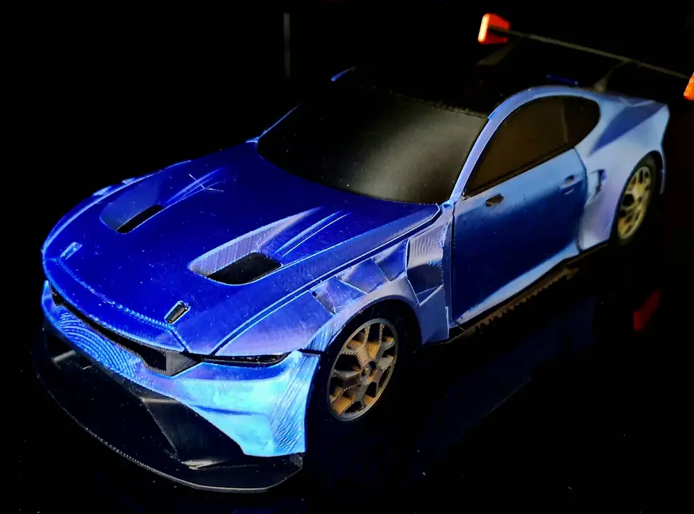 MUSTANG GT3 RACE CAR 1/24 SCALE CAR MODEL