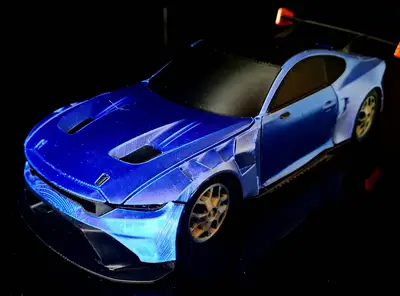 MUSTANG GT3 RACE CAR 1/24 SCALE CAR MODEL