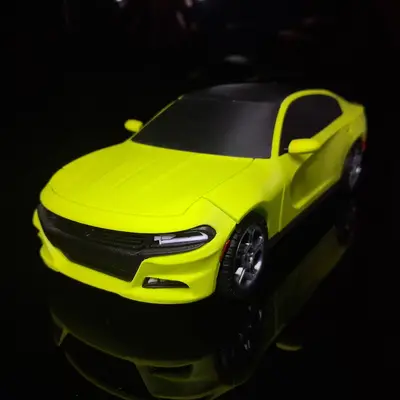 Charger 2016 1/24 fully 3d printable car model