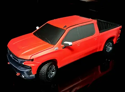 Silverado Z71 steering 1/24 scale truck model