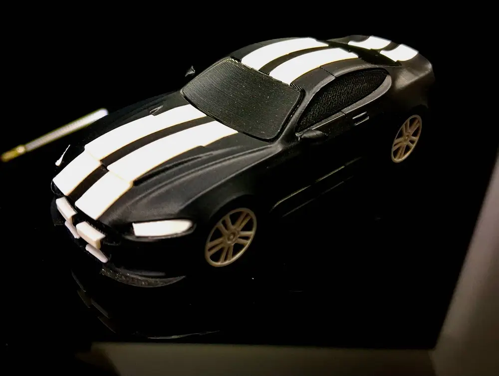 MUSTANG SUPER SNAKE 1/43 SCALE CAR MODEL / NO AMS