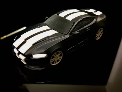 MUSTANG SUPER SNAKE 1/43 SCALE CAR MODEL / NO AMS