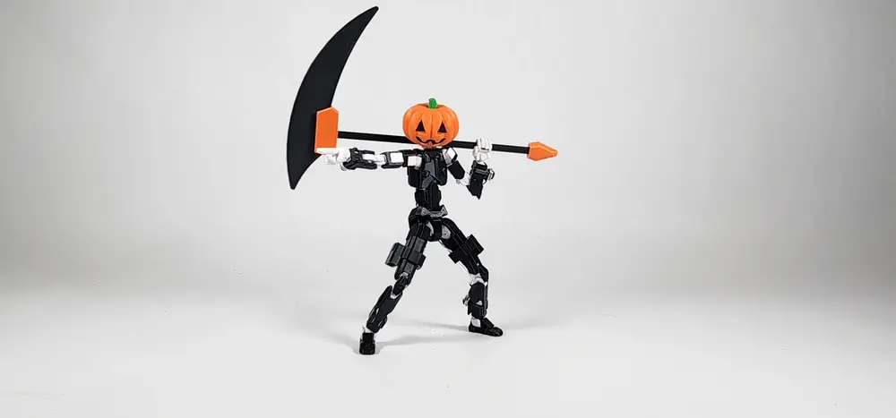 Jack O lantern Head and Scythe (Dummy / Mini 13)