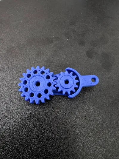 KineticKey: The Gear Fidget Keyring ⚙️🔑