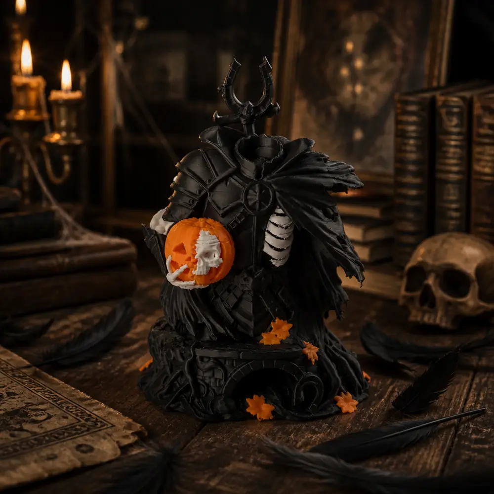 Headless Skeleton Knight – Halloween Figurine