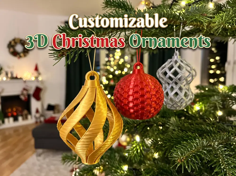 Christmas Ornaments - Customizable