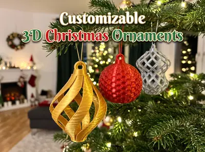 Christmas Ornaments - Customizable