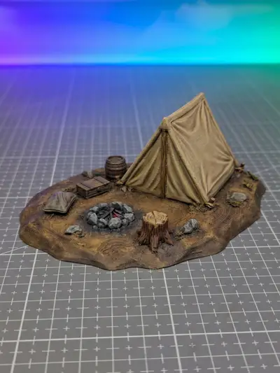 Camping Tent - Grimdark Wargame Terrain