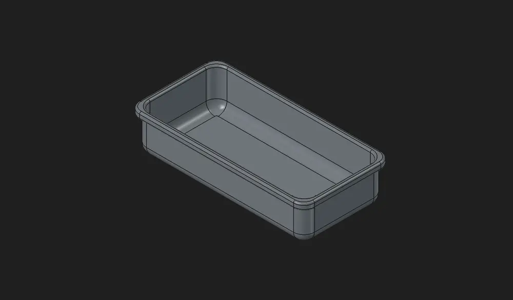 Milwaukee Packout replacent bin low profile long
