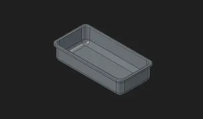 Milwaukee Packout replacent bin low profile long
