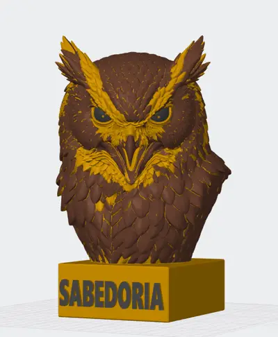 coruja sabedoria