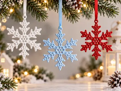 Snowflake Christmas Ornament