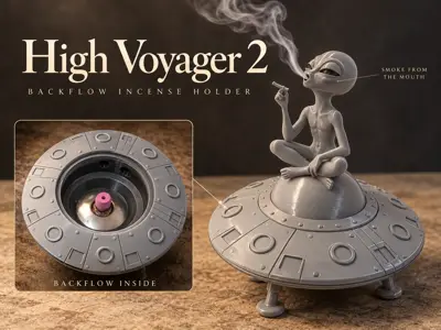 The High Voyager 2 – Alien Backflow Incense Burner