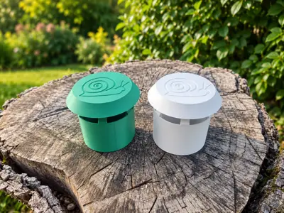 Garden Slug Trap – Reusable Bait Cup with Rain Cover
