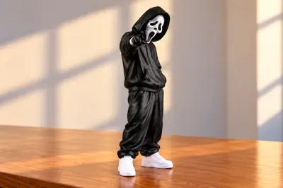 Halloween Ghostface Streetwear Horror Figurine