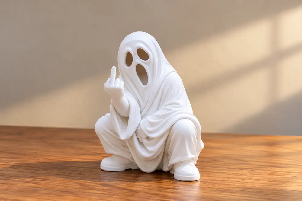 Middle Finger Spooky Halloween Figurine