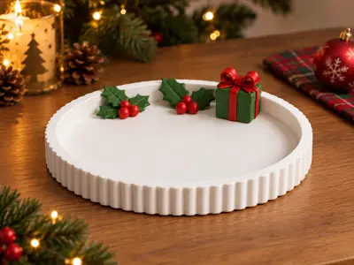 Christmas Serving Tray – Festive Holiday Decor