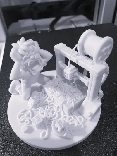 3D PRINT RAGE - SIMPLE CLEAN PRINT DESIGN