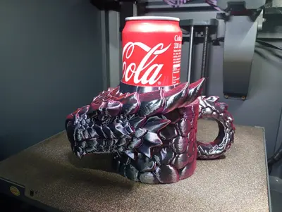 🐉 Stone Dragon Can Holder – 330ml