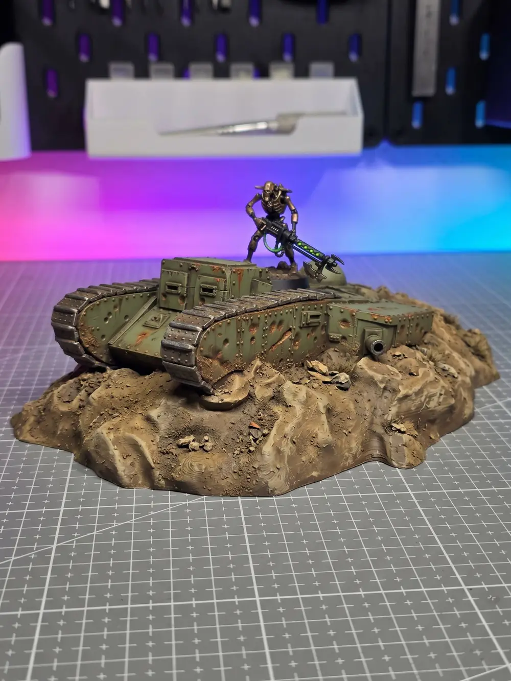 Buried Tank - Grimdark Wargame Terrain