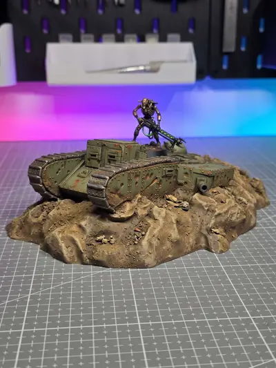 Buried Tank - Grimdark Wargame Terrain