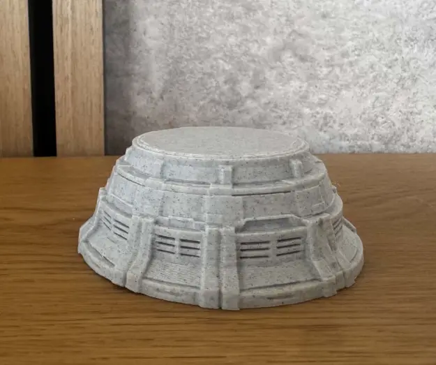 Sci-Fi Display Pedestal – Futuristic Geometric Stand