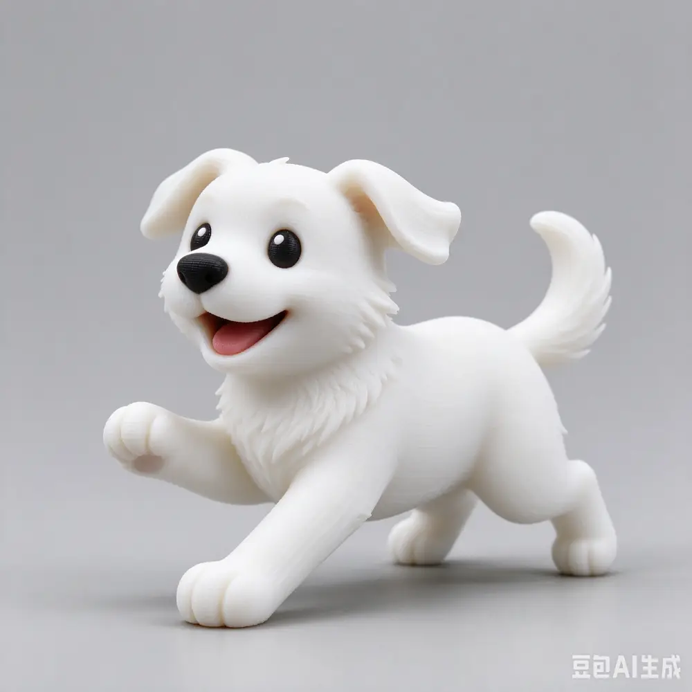 奔跑快乐小狗