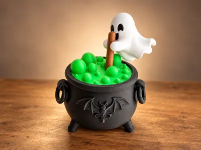 Ghostly Brew – Multipart Halloween Cauldron