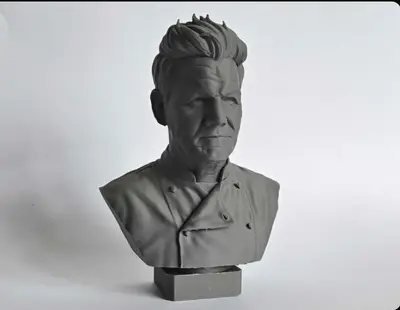 Busto / Estatua de Gordon Ramsay