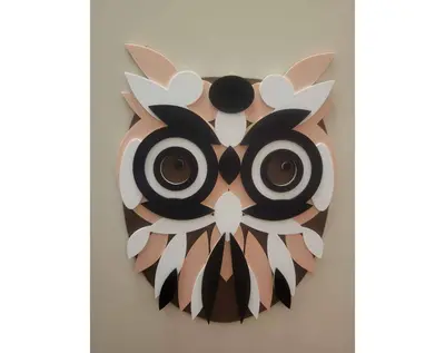 Decor wall owl (only 3 changes)