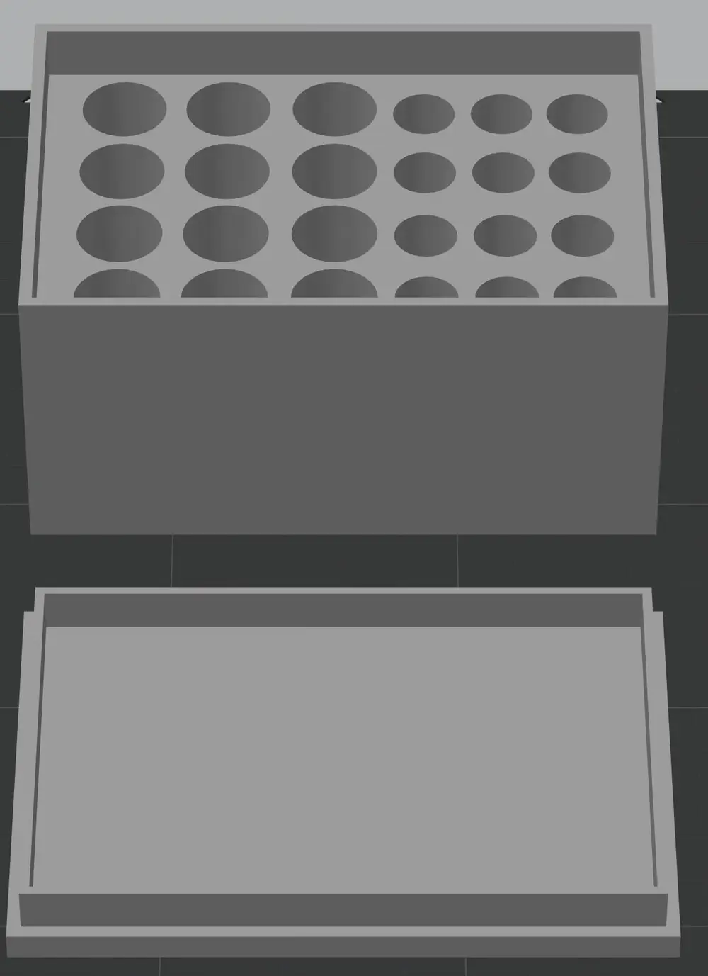 Battery Box with Friction Lid
