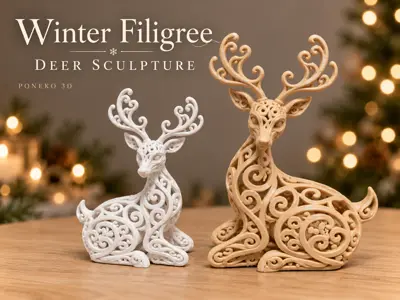 Deer Sculpture – Christmas Decor