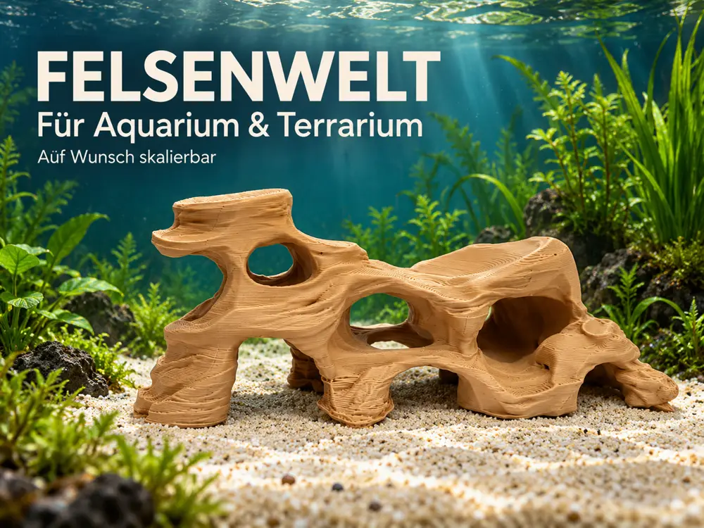 Felsenlandschaft – Aquarium- & Terrarium-Deko